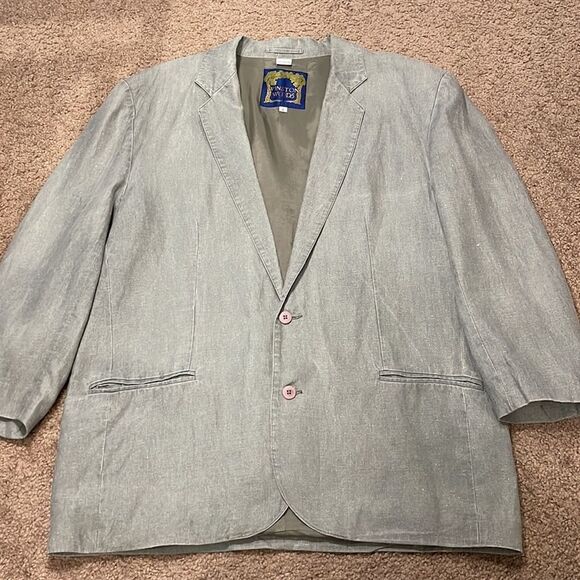 đ„Winston WoodsâSportsâCoatâLargeâGreenish/Gray - Picture 3 of 9